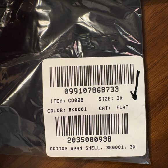 J Crew Stretch Cotton Shell Top 3X Black NWT Blouse Shirt CO028 J.Crew - Picture 5 of 5